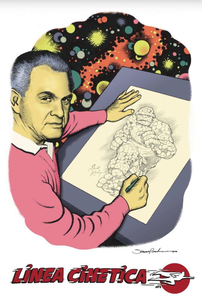 Cartolina Jack Kirby