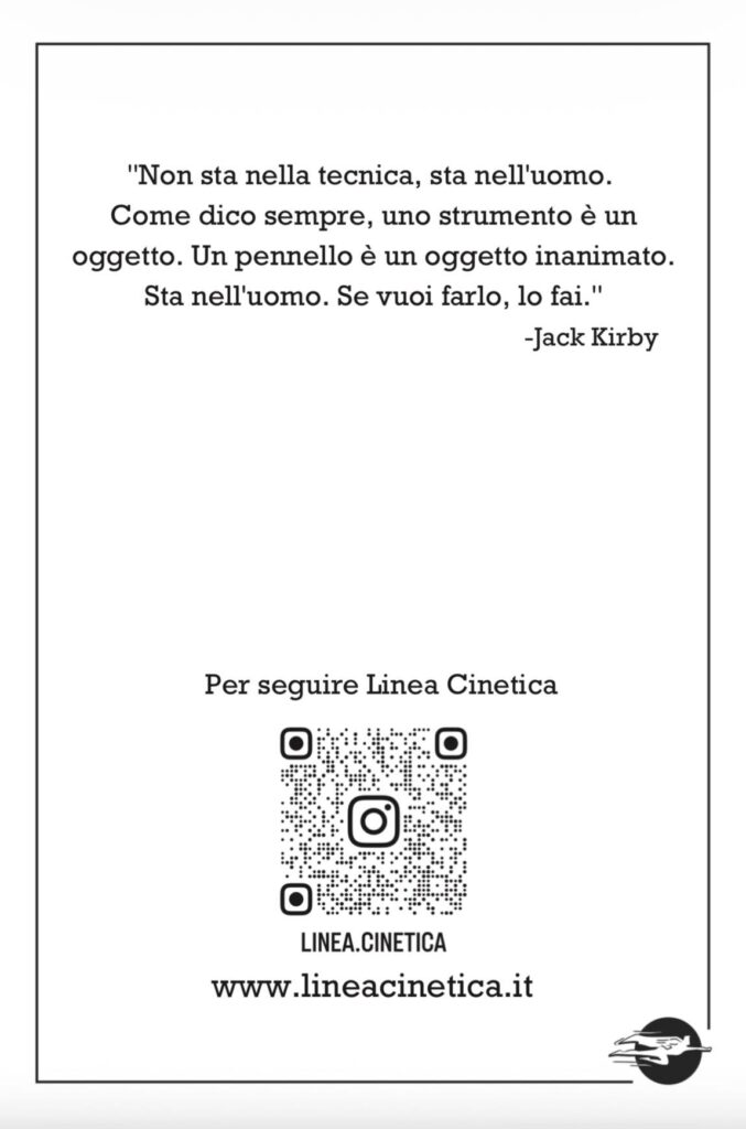 Cartolina Jack Kirby retro